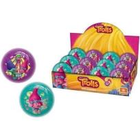 Opakowanie Piłka z brokatem Trolls - 70 mm