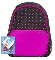 Opakowanie Pixie Crew Plecak jednokomorowy czarny - fuksja