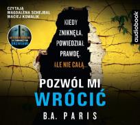 Okładka książki Pozwól mi wrócić audiobook