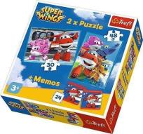 Opakowanie Puzzle 2w1+ memos - Podniebni bohaterowie TREFL