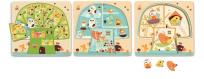 Opakowanie Puzzle dla najmłodszych 3 plansze - Drzewo