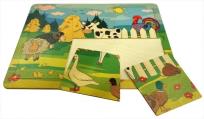 Opakowanie Puzzle farma - 6 elementów