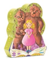 Okładka książki Puzzle w pudełku - Złotowłosa i trzy misie