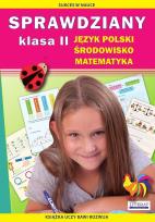 Okładka książki Sprawdziany. Język polski, środowisko, matematyka. Klasa 2