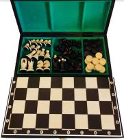 Opakowanie Szachy + Warcaby (2w1) 35cm