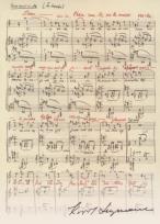 Opakowanie Teczka beżowa z motywem nut - K. Szymanowski