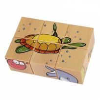 Opakowanie Układanka przestrzenna 6 klocków - Ocean