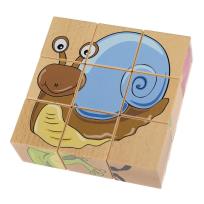 Opakowanie Układanka przestrzenna 9 klocków - Łąka