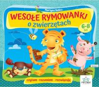 Okładka książki Wesołe rymowanki o zwierzętach 6-8lat