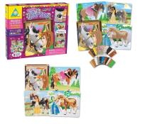 Opakowanie Wyklejane obrazki - kochamy konie