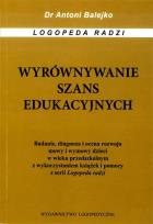 Okładka książki Wyrównywanie szans edukacyjnych - metodyka diagnoz