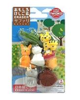 Opakowanie Zestaw gumek do ścierania - Safari