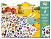 Opakowanie Zestaw kalkomanii - Sawanna, pustynia i biegun