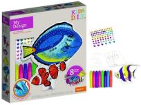 Okładka książki Zestaw kreatywny - pokoloruj ryby