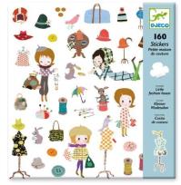 Okładka książki Zestaw naklejek 160 cz. - Mały dom mody