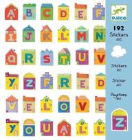 Okładka książki Zestaw naklejek 192 cz. - Literki