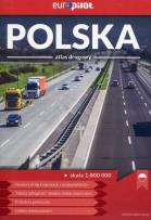 Okładka książki Atlas drogowy - Polska mini 1:800 000 EuroPilot