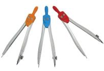 Opakowanie Cyrkiel metalowy szkolny w etui LAMBO