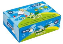 Opakowanie Farby plakatowe 20ml x 6 kolorów LAMBO