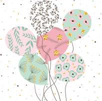 Opakowanie Karnet 155x155 - Balony