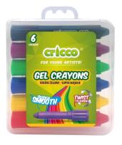 Opakowanie Kredki żelowe Twist 6 kolorów CRICCO