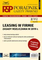 Opakowanie Leasing w firmie Zasady rozliczania w 2019 r