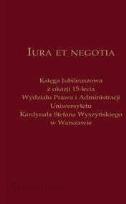 Okładka książki Lura et negotia
