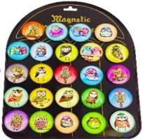 Opakowanie Magnes Sowa okrągły ROZETTE