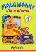 Okładka książki Malowanki dla malucha Pojazdy
