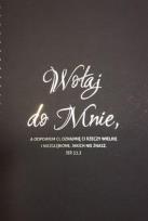 Opakowanie Mój dziennik -złocony czarny - Wołaj do mnie...