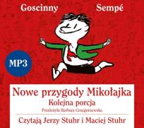 Okładka książki Nowe przygody Mikołajka. Kolejna porcja CD MP3 - Audiobook