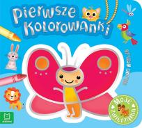 Okładka książki Pierwsze kolorowanki. Moje zwierzątka