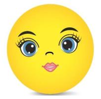 Opakowanie Piłka PVC 230 MM - Buźka 8