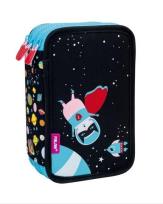 Opakowanie Piórnik 3 poz. z wyprawką SH Space czerwony MILAN