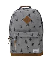 Opakowanie Plecak dwukomorowy szary Rowery