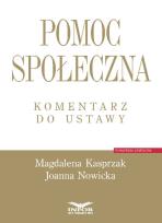 Okładka książki Pomoc społeczna Komentarz do ustawy