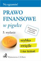 Okładka książki PRAWO FINANSOWE W PIGUŁCE WYD. 5