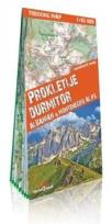 Okładka książki Prokletije, Durmitor, Albanian & Montenegro Alps- trekking map 1:65 000 (laminat)