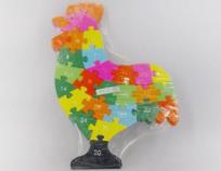 Opakowanie Puzzle drewniane kogut