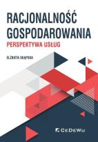 Okładka książki Racjonalność gospodarowania Perspektywa usług