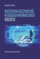 Okładka książki Rozszerzona rzeczywistość w usługach informacyjnych bibliotek