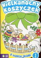 Okładka książki Wielkanocny koszyczek z naklejkami 1