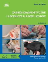 Okładka książki Zabiegi diagnostyczne i lecznicze u psów i kotów