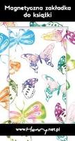 Opakowanie Zakładka magnetyczna - Motyle