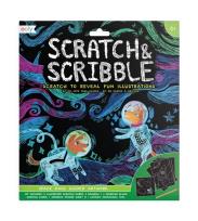 Opakowanie Zdrapywanki Scratch & Scribble - Kosmiczne Psy