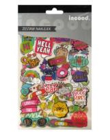 Opakowanie Zestaw naklejek Transparentnych POP 6 arkuszy