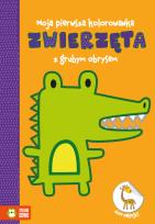 Okładka książki ZWIERZĘTA MOJA PIERWSZA KOLOROWANKA