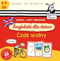Okładka książki Angielski dla dzieci Czas wolny + karty obrazkowe