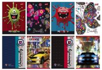 Opakowanie Brulion oprawa twarda A6 96k krata mix