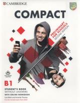 Okładka książki Compact Preliminary for Schools Student's Book without Answers with Online Workbook